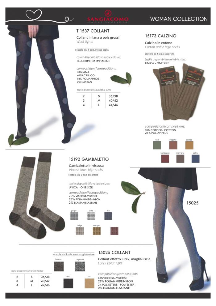 Sangiacomo Sangiacomo-fw1516-49  FW1516 | Pantyhose Library